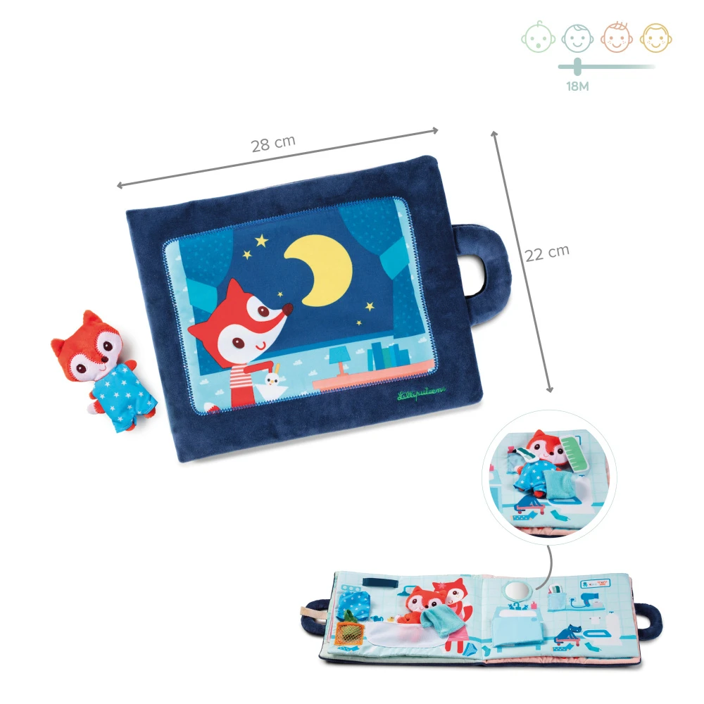 Lilliputiens Livre D'activités Bonsoir Petit Renard 2 Lilliputiens Livre D'activités Bonsoir Petit Renard – Image 2