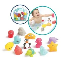 Jouets De Bain Aspergeurs 12 Animaux De La Mer -Allobébé lj083921740 3