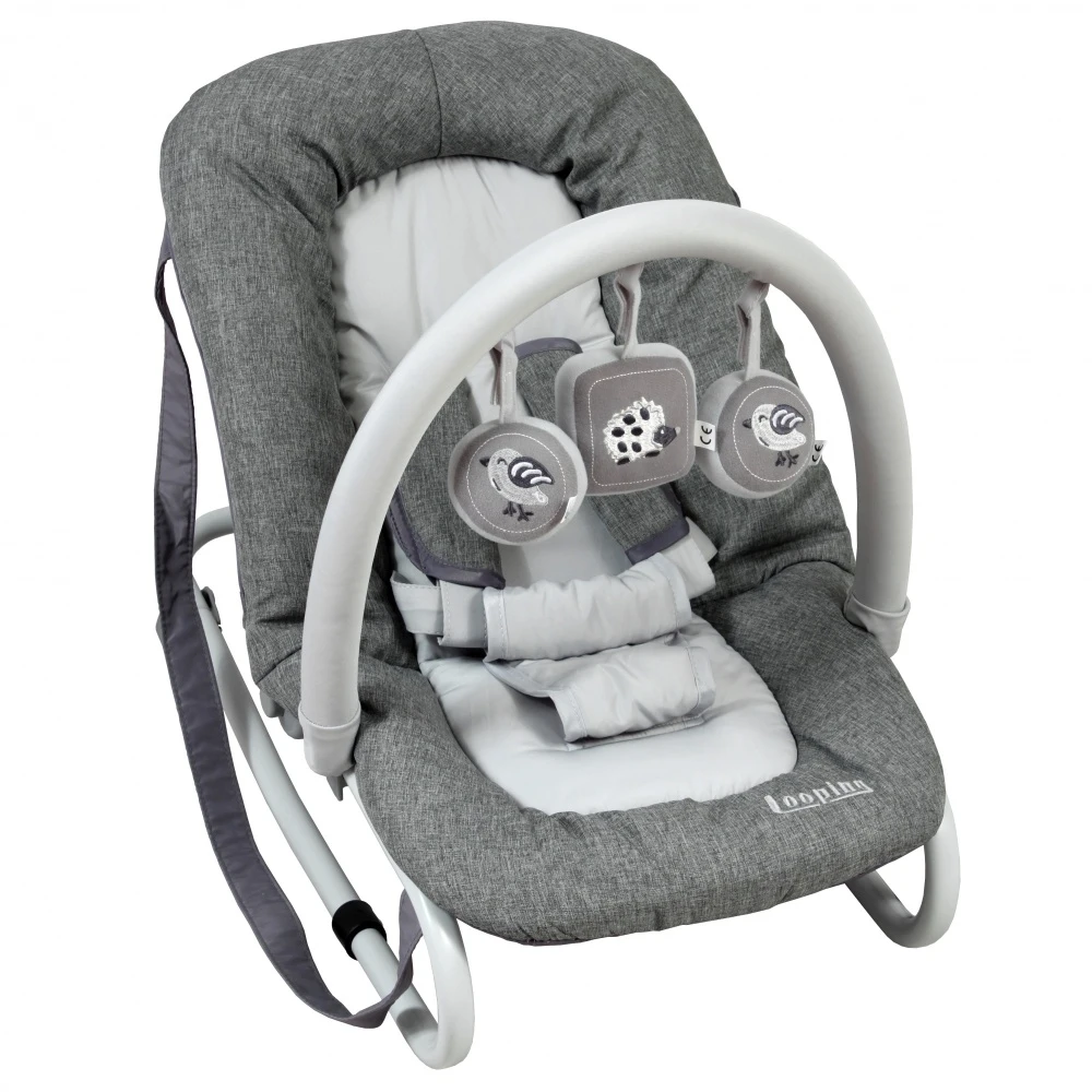 Transat Balancelle Avec Barre De Jeux Et Harnais 5 Points 1 Transat Balancelle Avec Barre De Jeux Et Harnais 5 Points