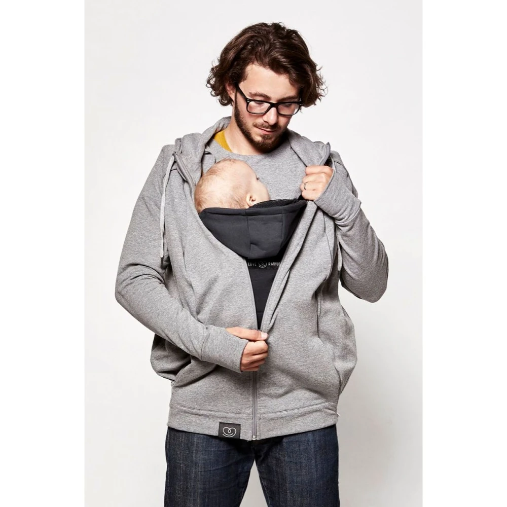 Le Sweat Du Parent Taille L Gris Chiné 2 Le Sweat Du Parent Taille L Gris Chiné – Image 2