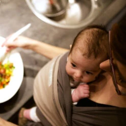 Echarpe De Portage L'originale Anthracite, Olive -Allobébé lr046112150 10