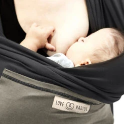 Echarpe De Portage L'originale Anthracite, Olive -Allobébé lr046112150 4