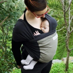 Echarpe De Portage L'originale Anthracite, Olive -Allobébé lr046112150 6