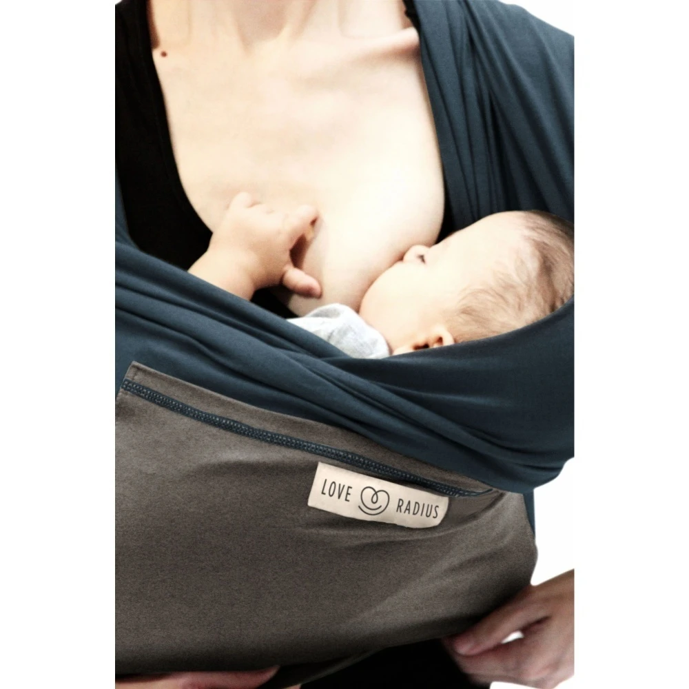 Écharpe De Portage L'originale Bleu Paon Poche éléphant 11 Écharpe De Portage L'originale Bleu Paon Poche éléphant – Image 11