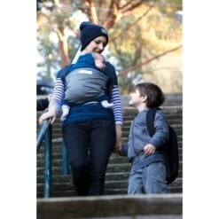 Écharpe De Portage L'originale Bleu Paon Poche éléphant 18 Écharpe De Portage L'originale Bleu Paon Poche éléphant -Allobébé lr046141271 5