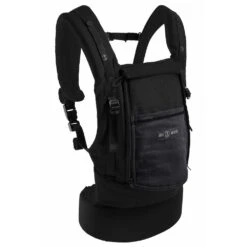 Porte Bébé Physiocarrier Coton - Tablier Noir Poche Anthracite