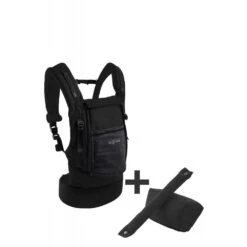 Pack évolution Porte Bébé Physiocarrier Noir Poche Anthracite