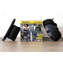 Pack évolution Porte Bébé Physiocarrier Noir Poche Anthracite -Allobébé lr046142834 3