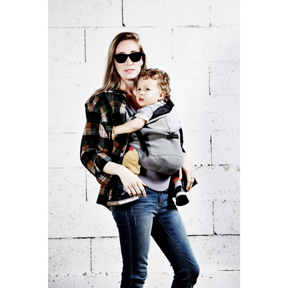 Porte Bébé Hoodiecarrier Coton - Gris Flanelle 6 Porte Bébé Hoodiecarrier Coton - Gris Flanelle – Image 6