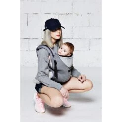 Porte Bébé Hoodiecarrier Pack évolution Gris Flanelle 0-36m 18 Porte Bébé Hoodiecarrier Pack évolution Gris Flanelle 0-36m -Allobébé lr046143312 6