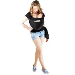 Echarpe De Portage Basic Bio Noir -Allobébé lr046143664 2