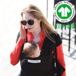 Echarpe De Portage Basic Bio Noir -Allobébé lr046143664 5