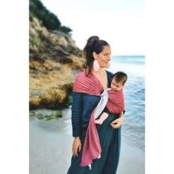 Petite écharpe De Portage Sans Nœud Chiné Et Rosé 5 Petite écharpe De Portage Sans Nœud Chiné Et Rosé -Allobébé lr046143862 2