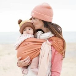 Echarpe De Portage Sans Nœud - Nude, Caramel (réversible) 14 Echarpe De Portage Sans Nœud - Nude, Caramel (réversible) -Allobébé lr046175760 2