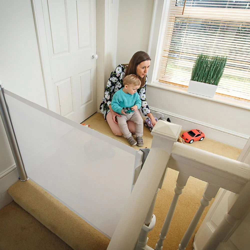 Barrière De Sécurité Kiddy Guard Avant Alu Blanc 20-120 Cm 2 Barrière De Sécurité Kiddy Guard Avant Alu Blanc 20-120 Cm – Image 2