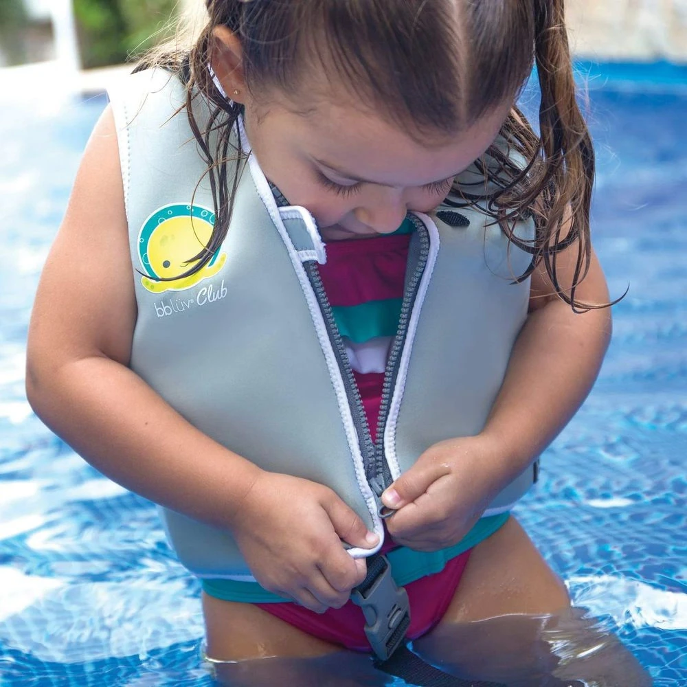 Näj Veste De Natation évolutive En Néoprène 1 - 3 Ans Gris 4 Näj Veste De Natation évolutive En Néoprène 1 - 3 Ans Gris – Image 4