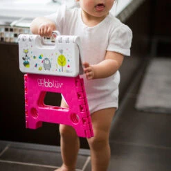 Marchepied Pliant Stëp Rose 19 Marchepied Pliant Stëp Rose -Allobébé lu090087756 9