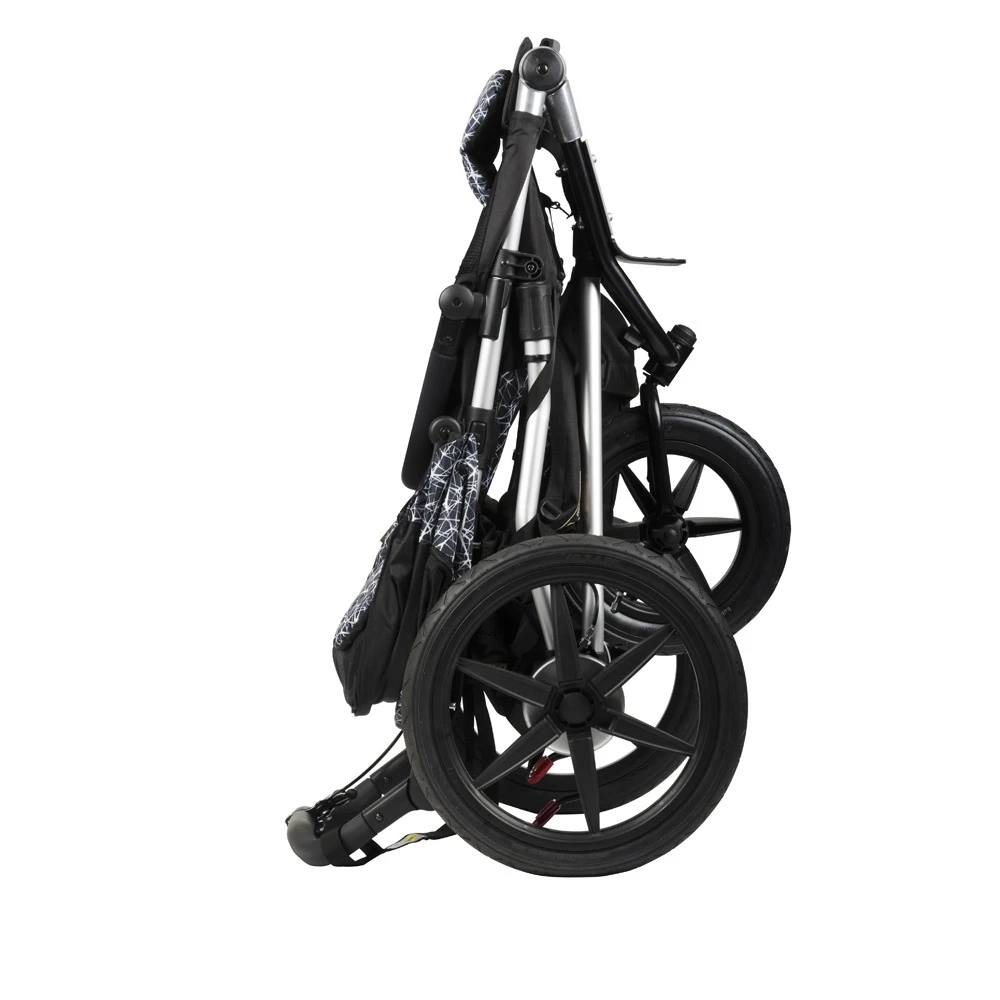 Poussette 3 Roues Terrain Version 3 Graphite 2 Poussette 3 Roues Terrain Version 3 Graphite – Image 2