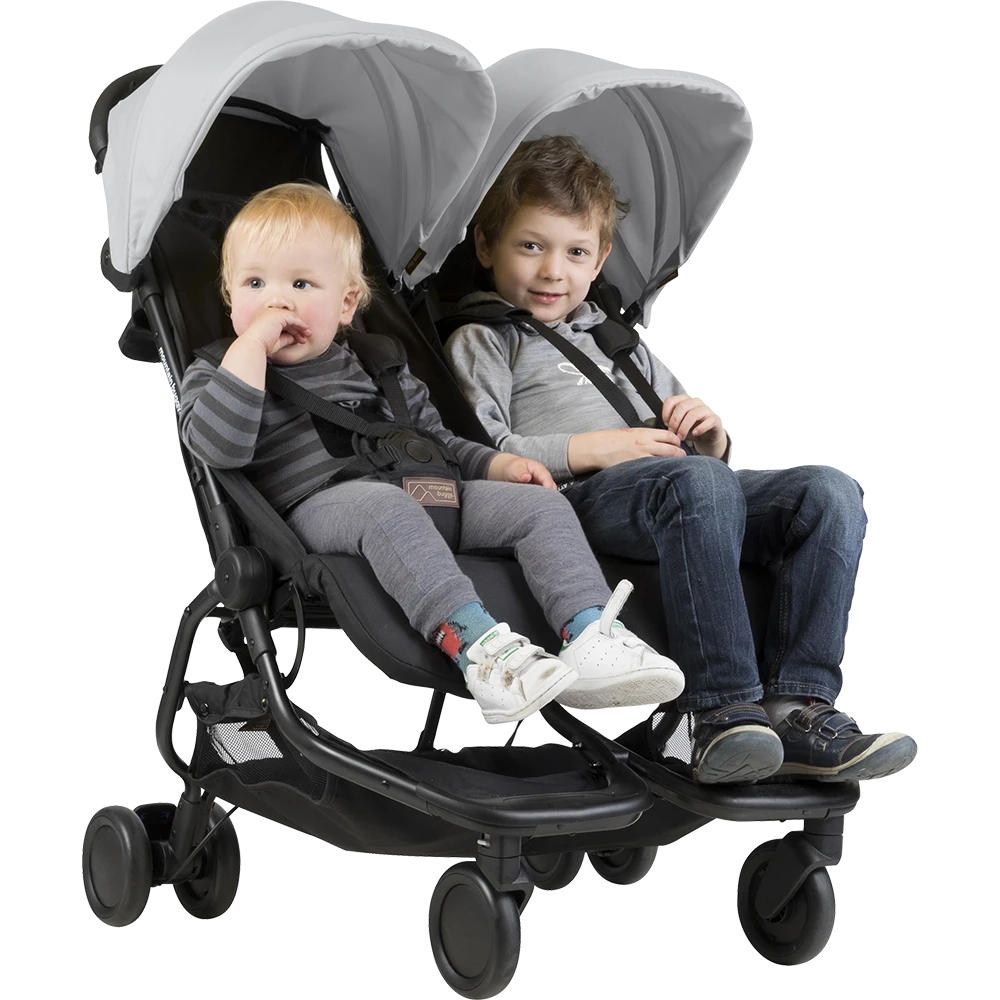 Poussette Double Canne Nano Silver 2 Poussette Double Canne Nano Silver – Image 2