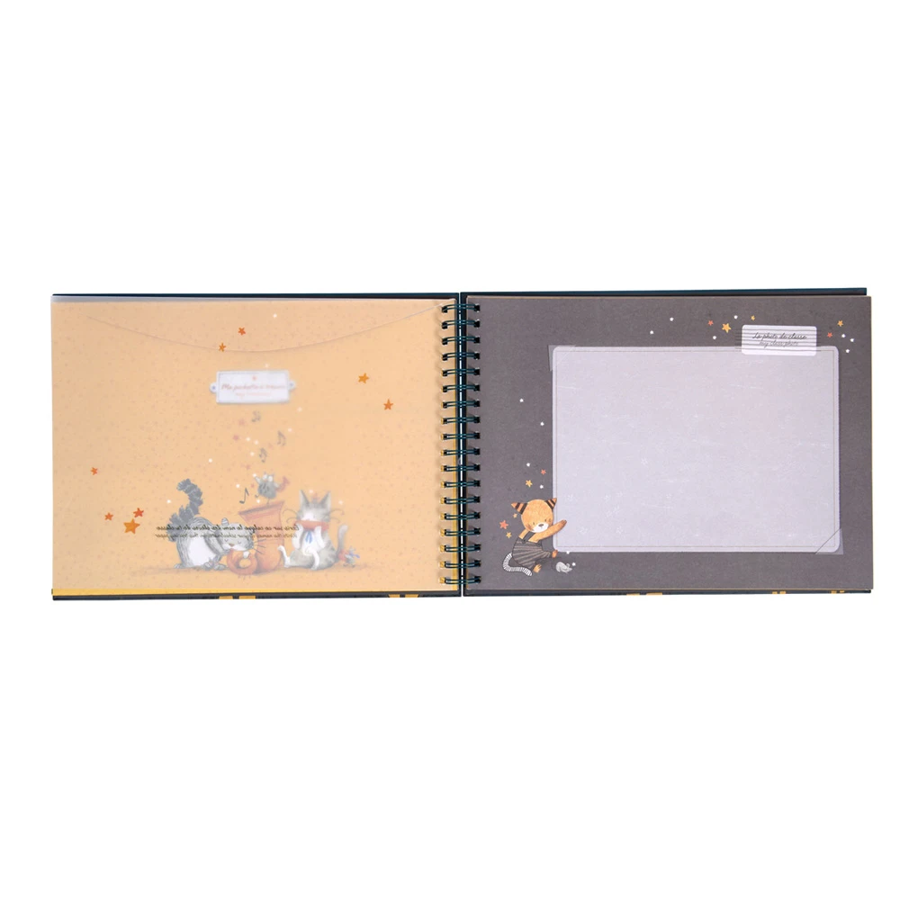 Moulin Roty Album Souvenirs D'école Français/anglais 36 Pages Les Moustaches 4 Moulin Roty Album Souvenirs D'école Français/anglais 36 Pages Les Moustaches – Image 4