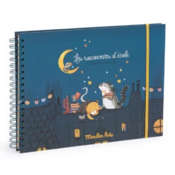 Moulin Roty Album Souvenirs D'école Français/anglais 36 Pages Les Moustaches 11 Moulin Roty Album Souvenirs D'école Français/anglais 36 Pages Les Moustaches -Allobébé mr080063127 4