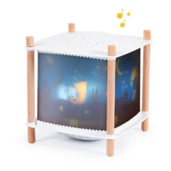 Moulin Roty Lanterne Magique Musicale Connectée Les Moustaches