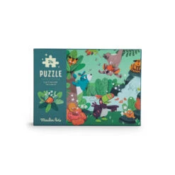 Moulin Roty Puzzle Phosphorescent Dans La Jungle - La Cascade 24 Pièces -Allobébé mr084484412 3