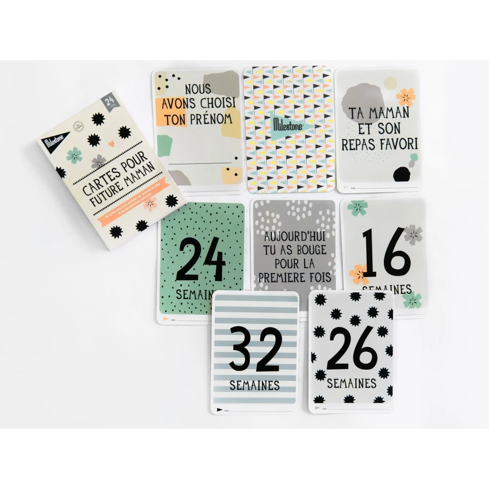 MILESTONE Cartes Photos Souvenirs Pour Future Maman 2 MILESTONE Cartes Photos Souvenirs Pour Future Maman – Image 2