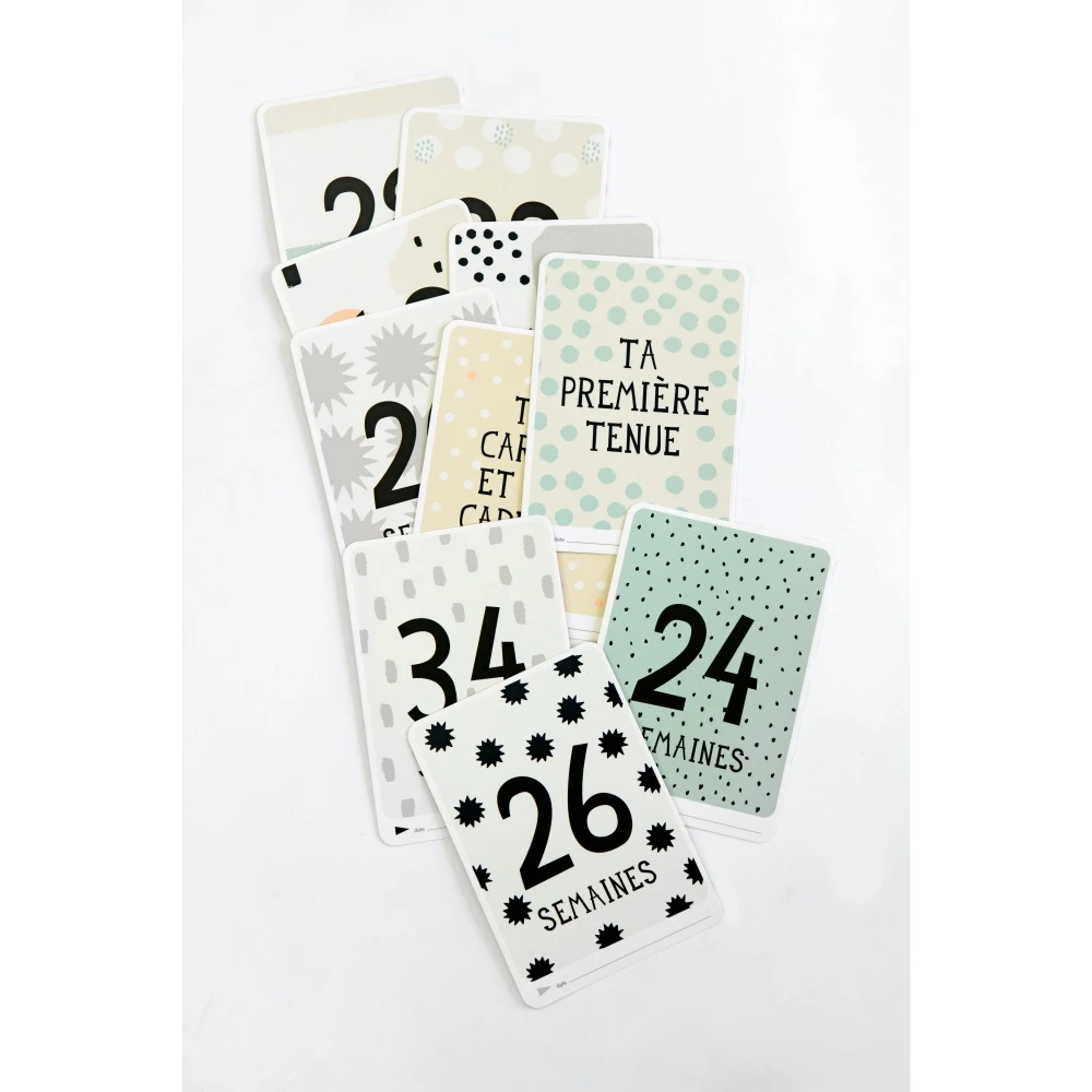 MILESTONE Cartes Photos Souvenirs Pour Future Maman 6 MILESTONE Cartes Photos Souvenirs Pour Future Maman – Image 6