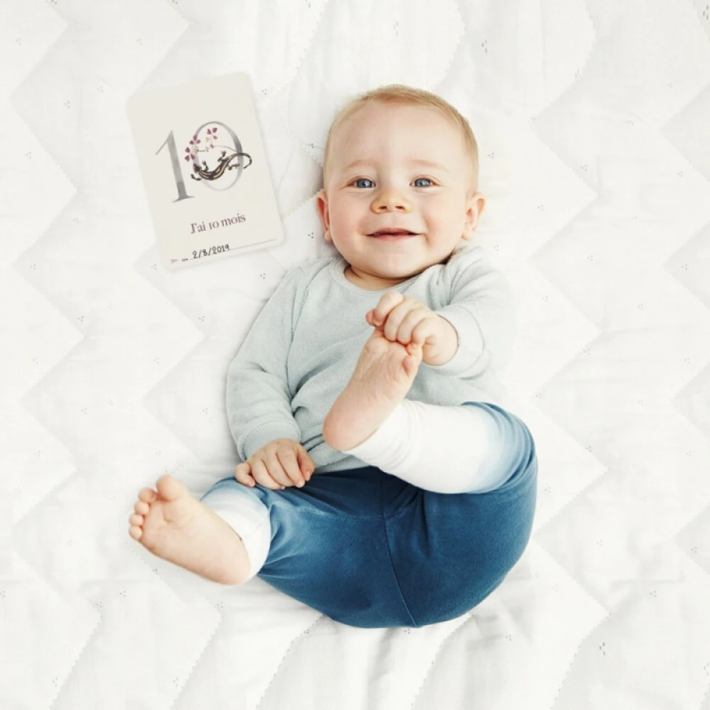 MILESTONE Cartes Photos Souvenir Ma Première Année Collection Luxe Abc 3 MILESTONE Cartes Photos Souvenir Ma Première Année Collection Luxe Abc – Image 3