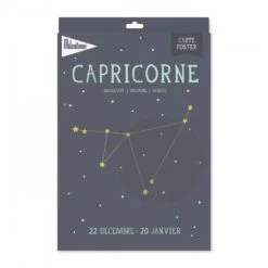 MILESTONE Affiche Poster Astrologique Capricorne