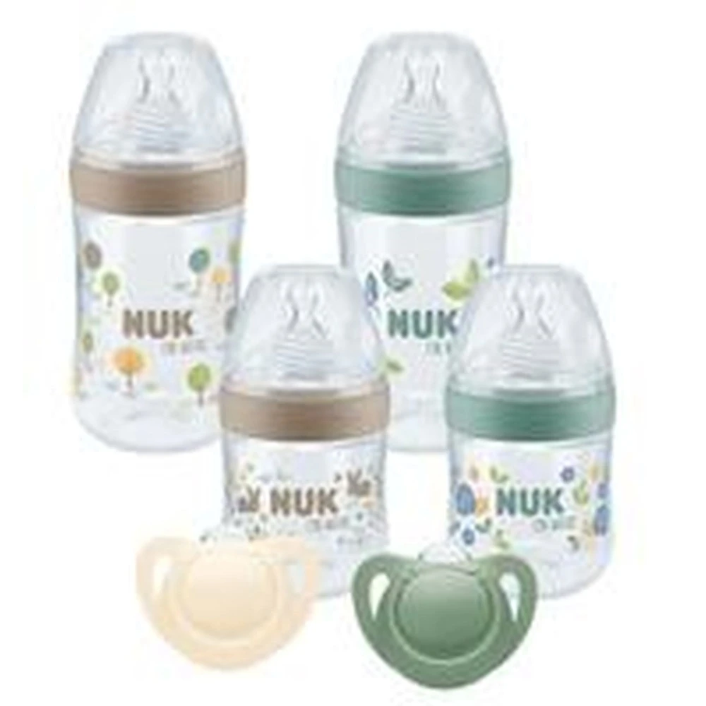 NUK Coffret Ps For Nature 4 Biberons Et 2 Sucettes 1 NUK Coffret Ps For Nature 4 Biberons Et 2 Sucettes