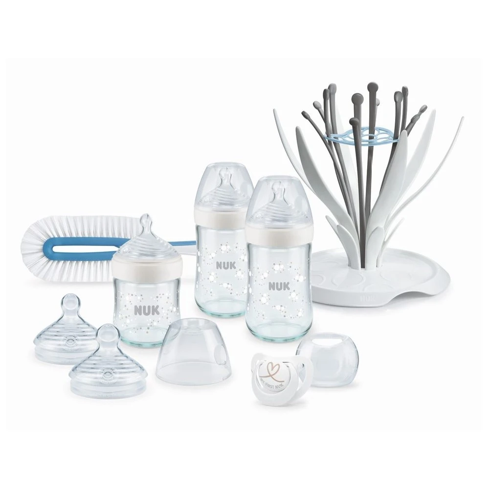 NUK Coffret De 3 Biberons Grand Set Nature Sense 8 Pcs Tc Verre 1 NUK Coffret De 3 Biberons Grand Set Nature Sense 8 Pcs Tc Verre