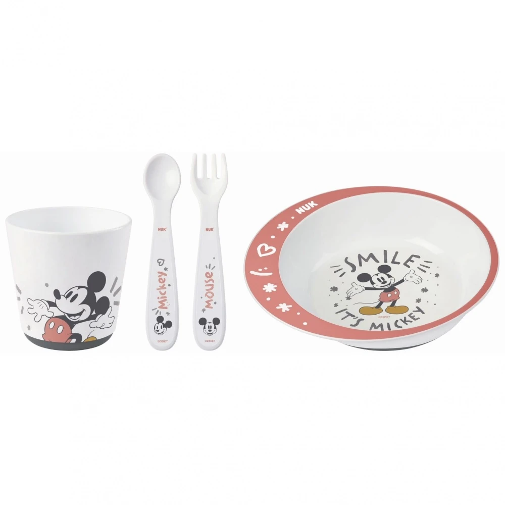 NUK Coffret Vaisselle Micro-ondable Mickey 1 NUK Coffret Vaisselle Micro-ondable Mickey