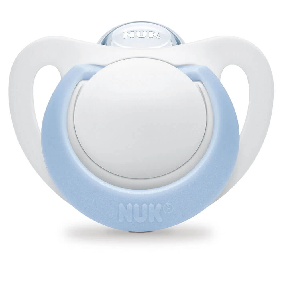 NUK Lot De 2 Sucettes Silicone Genius Naissance Garçon 3 NUK Lot De 2 Sucettes Silicone Genius Naissance Garçon – Image 3