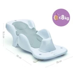 Transat De Bain Gris Perle Soft Gris 8 Transat De Bain Gris Perle Soft Gris -Allobébé nf070303094 2