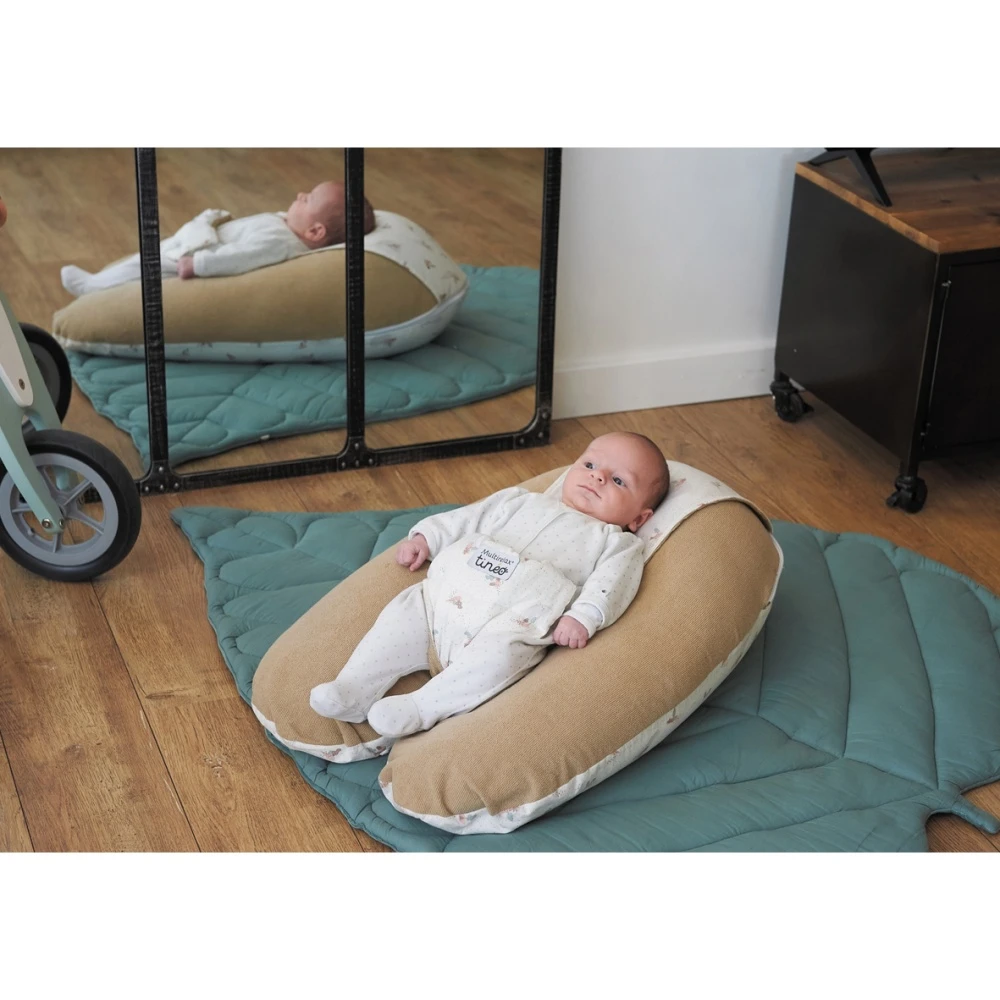 Coussin D'allaitement Multirelax Eponge - Microfibre Noisette 3 Coussin D'allaitement Multirelax Eponge - Microfibre Noisette – Image 3