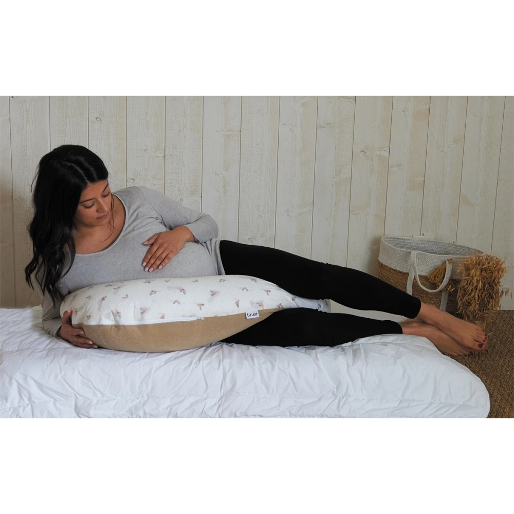 Coussin D'allaitement Multirelax Eponge - Microfibre Noisette 4 Coussin D'allaitement Multirelax Eponge - Microfibre Noisette – Image 4