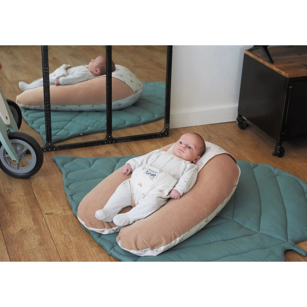 Coussin D'allaitement Multirelax Eponge - Microfibre Rose Peach 3 Coussin D'allaitement Multirelax Eponge - Microfibre Rose Peach – Image 3