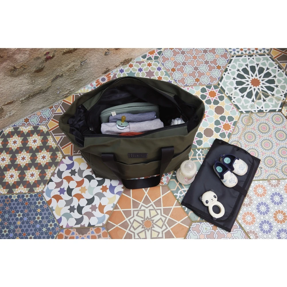 Sac à Langer Cabas Kaki - Week End 6 Sac à Langer Cabas Kaki - Week End – Image 6