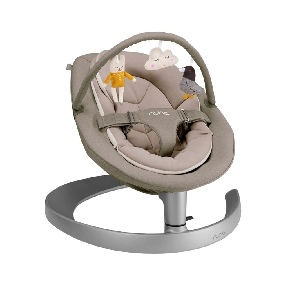 Nuna Transat Bébé Leaf Grow Avec Arche Biscotti 1 Nuna Transat Bébé Leaf Grow Avec Arche Biscotti