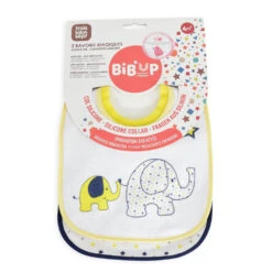 Lot De 2 Bavoirs Bib Up 1er âge Jaune -Allobébé nx051465184 3