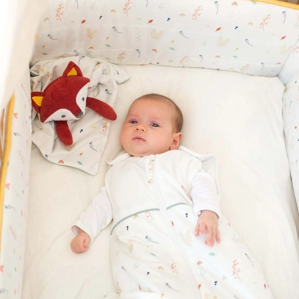 Doudou Mouchoir Renard 34 X34 - Cache Cache En Forêt 2 Doudou Mouchoir Renard 34 X34 - Cache Cache En Forêt – Image 2