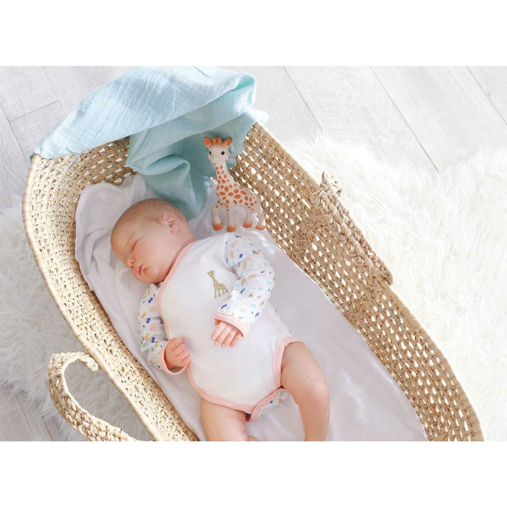Body Croisé 1 Mois Sophie La Girafe - Multicolore Rose 3 Body Croisé 1 Mois Sophie La Girafe - Multicolore Rose – Image 3