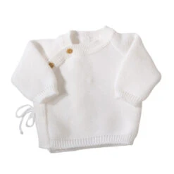 Kit Naissance Bébé Brassière, Bonnet Et Chaussons - Blanc 9 Kit Naissance Bébé Brassière, Bonnet Et Chaussons - Blanc -Allobébé nx121109158 4
