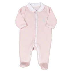 Pyjama Velours Sophie La Girafe 1 Mois Rose