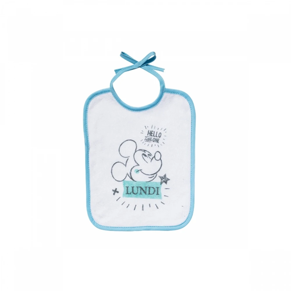 Lot De 7 Bavoirs Naissance Journalier Mickey Little One 7 Lot De 7 Bavoirs Naissance Journalier Mickey Little One – Image 7