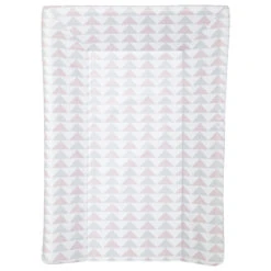 Matelas à Langer Luxe Géométriques Rose/ Gris