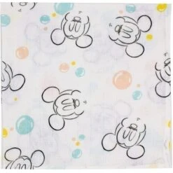 Lot De 3 Langes En Coton 60 X 60 Cm - Mickey 9 Lot De 3 Langes En Coton 60 X 60 Cm - Mickey -Allobébé ph121048368 3