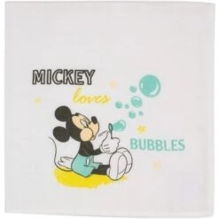 Lot De 3 Langes En Coton 60 X 60 Cm - Mickey 11 Lot De 3 Langes En Coton 60 X 60 Cm - Mickey -Allobébé ph121048368 5